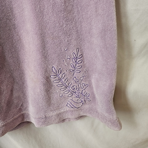 Disney Store The Little Mermaid Swimsuit Coverup Youth Girl M Vtg Terry Cloth - Picture 9 of 15